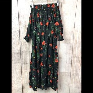 Verracular off the shoulder tiered dress